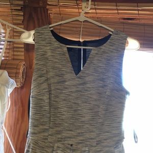 Grey pocketed dress